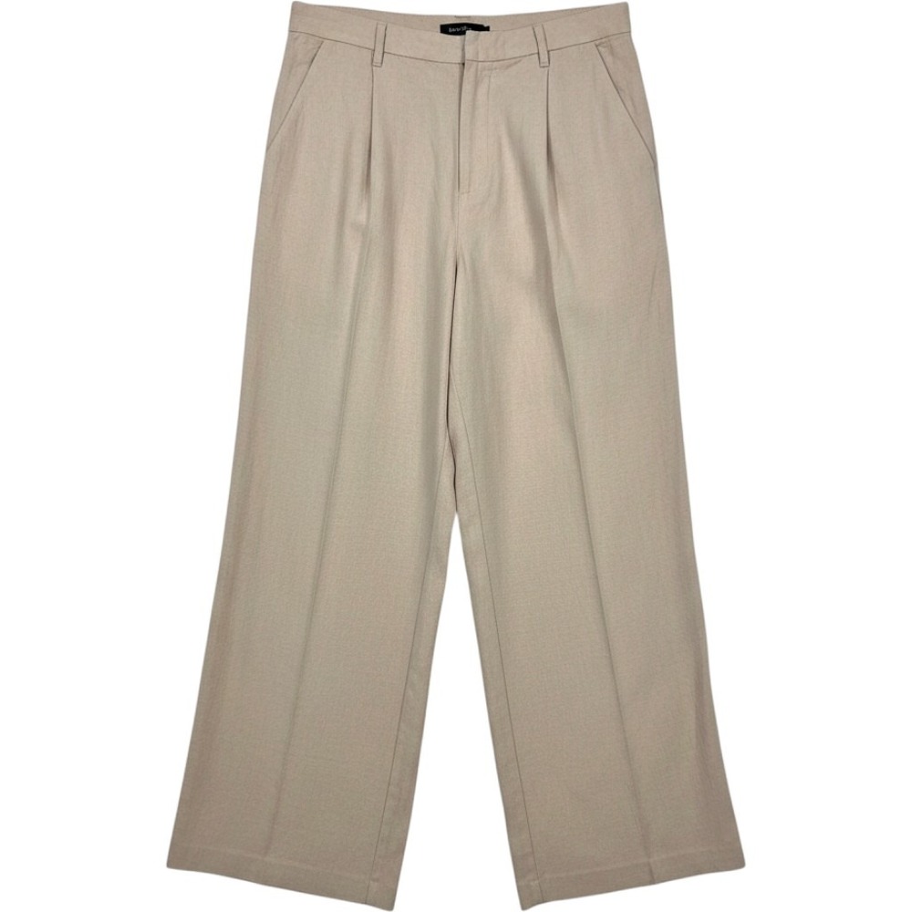 Sanctuary Linen Blend Pants 32 Tan Wide Leg Minimalist Coastal Boho CP0876BP1‎